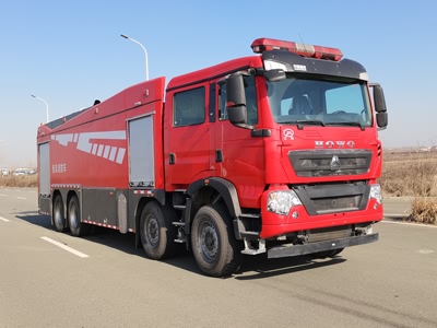 國六  18噸豪沃8x4泡沫消防車